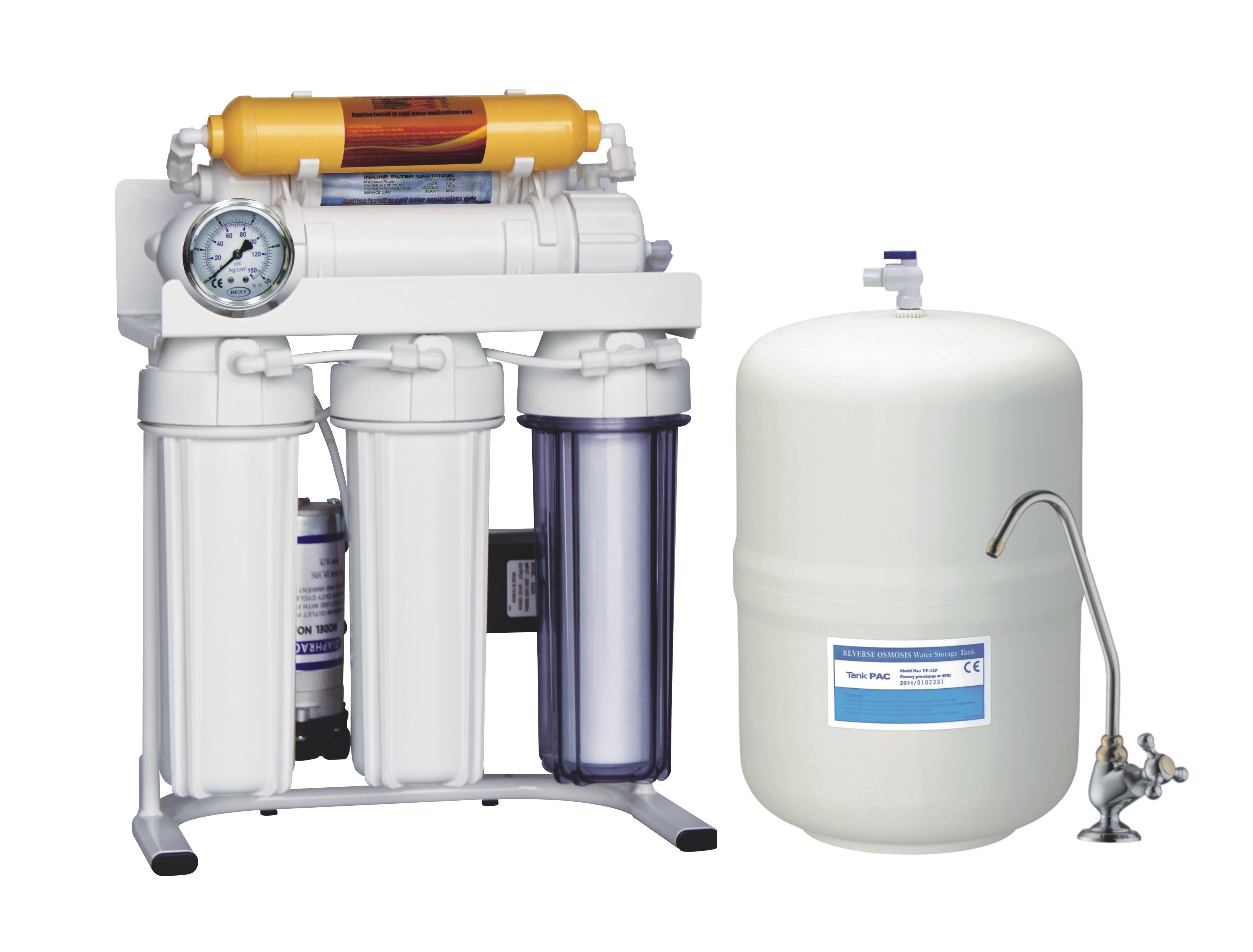 RO Under Sink Water Filter/Purifier with Faucet & Tank AQUA CARE CO., LTD.