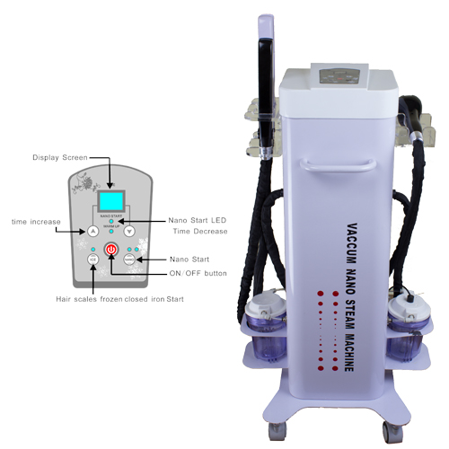 Hair Scales Frozen Closed Iron & Vacuum Nano Steamer Machine_jean-moderns