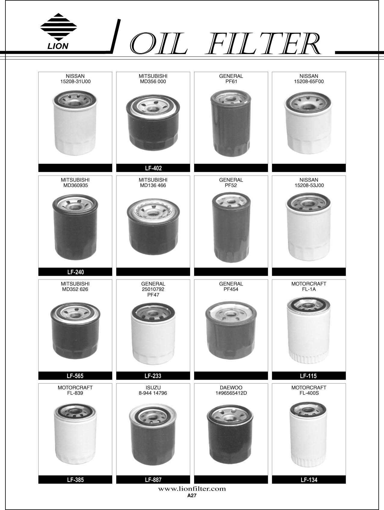 OIL FILTER