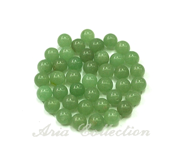 Aventurine 6mm Ball Drilled Half Way