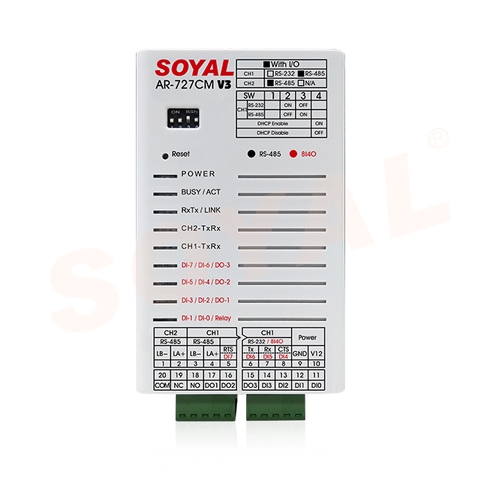 Serial-to-Ethernet Server&Modbus RTU Over TCP