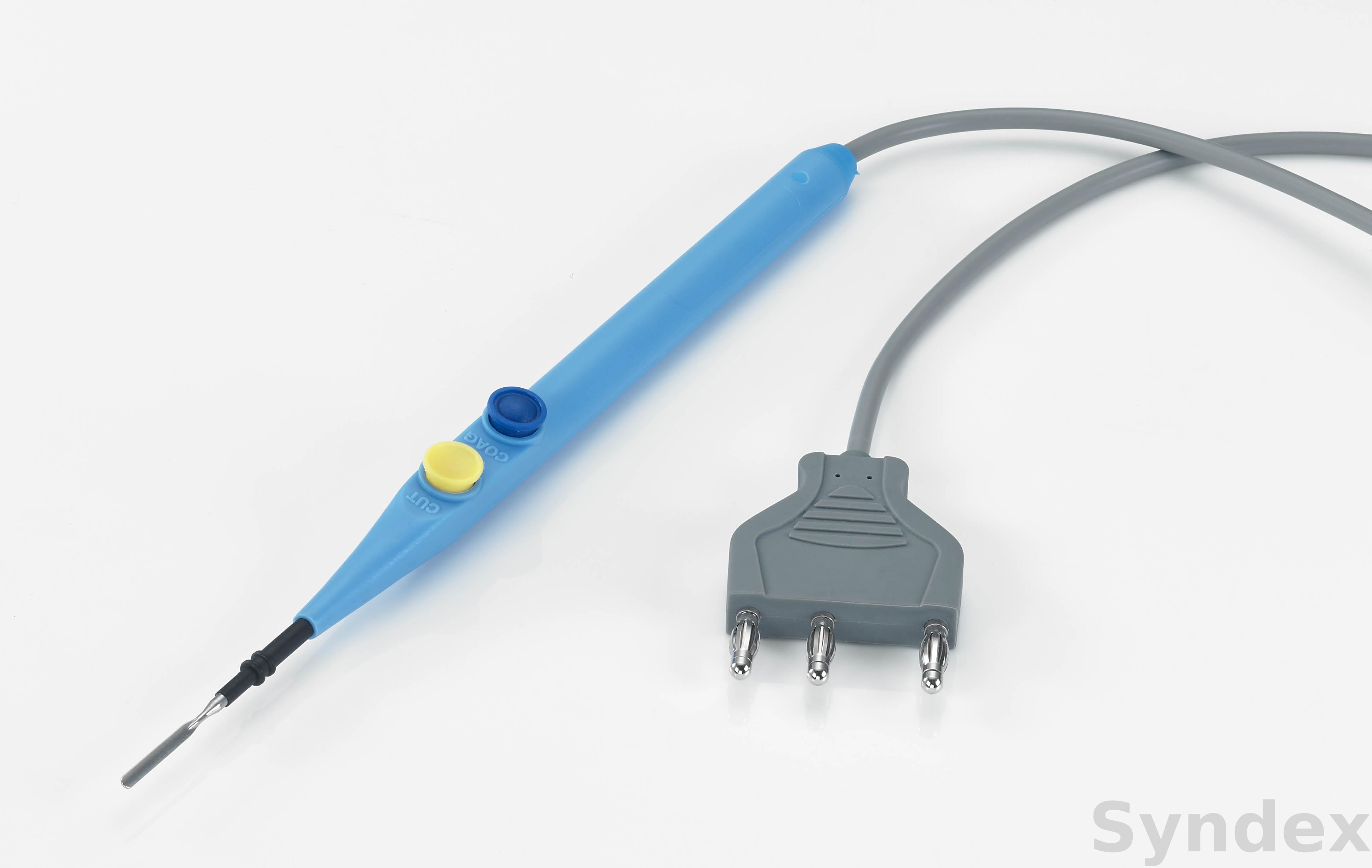 Electrosurgical Pencil, Fingerswitch, Diathermy Pencil, Reusable, 4mm