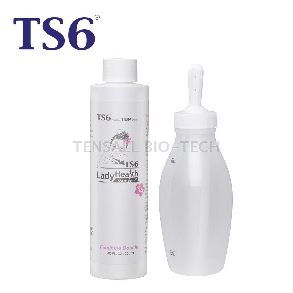 TS6 Feminine Hygiene pH Balance Vaginal Douche with Disinfectant