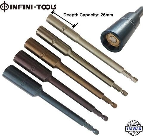 Deep socket nut on sale driver set