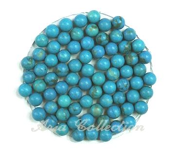 Howlite Turquoise 4mm Ball