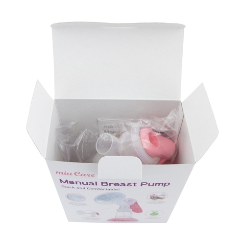 Hand Breast Pump Color Box Front View