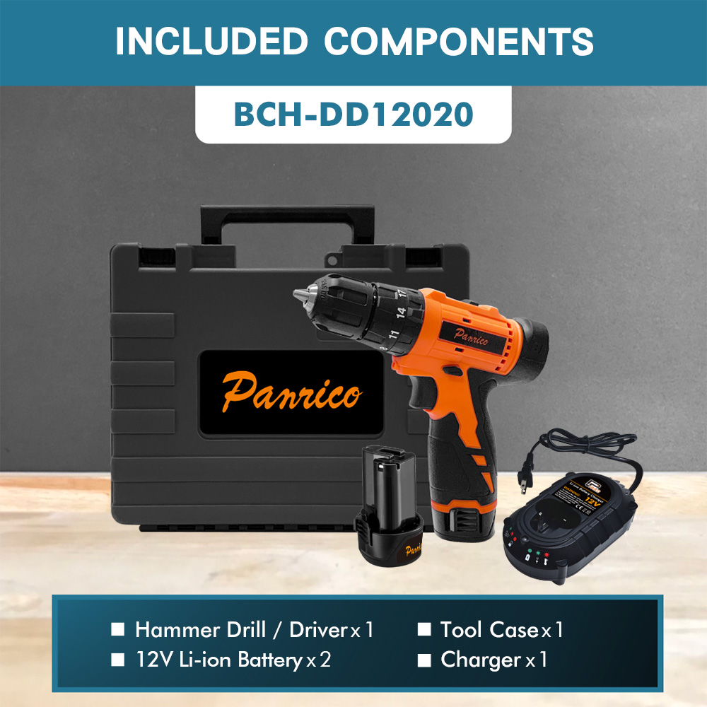 12V cordless brushless impact drill