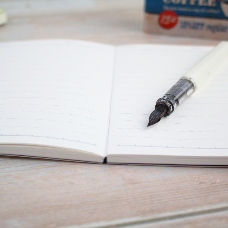 A6 Ruled Notebook With TearOff Memo 72 Sheets, Refillable Notebook