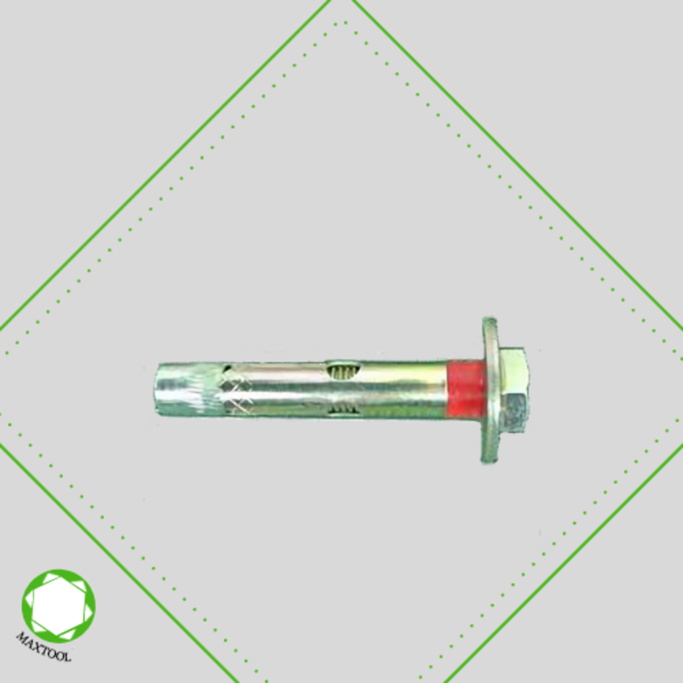 Sleeve anchor with bolt & red plastic A314 Taiwantrade