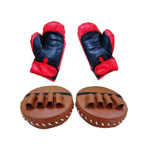 Boxing Glove& Boxing Focus Pad Set