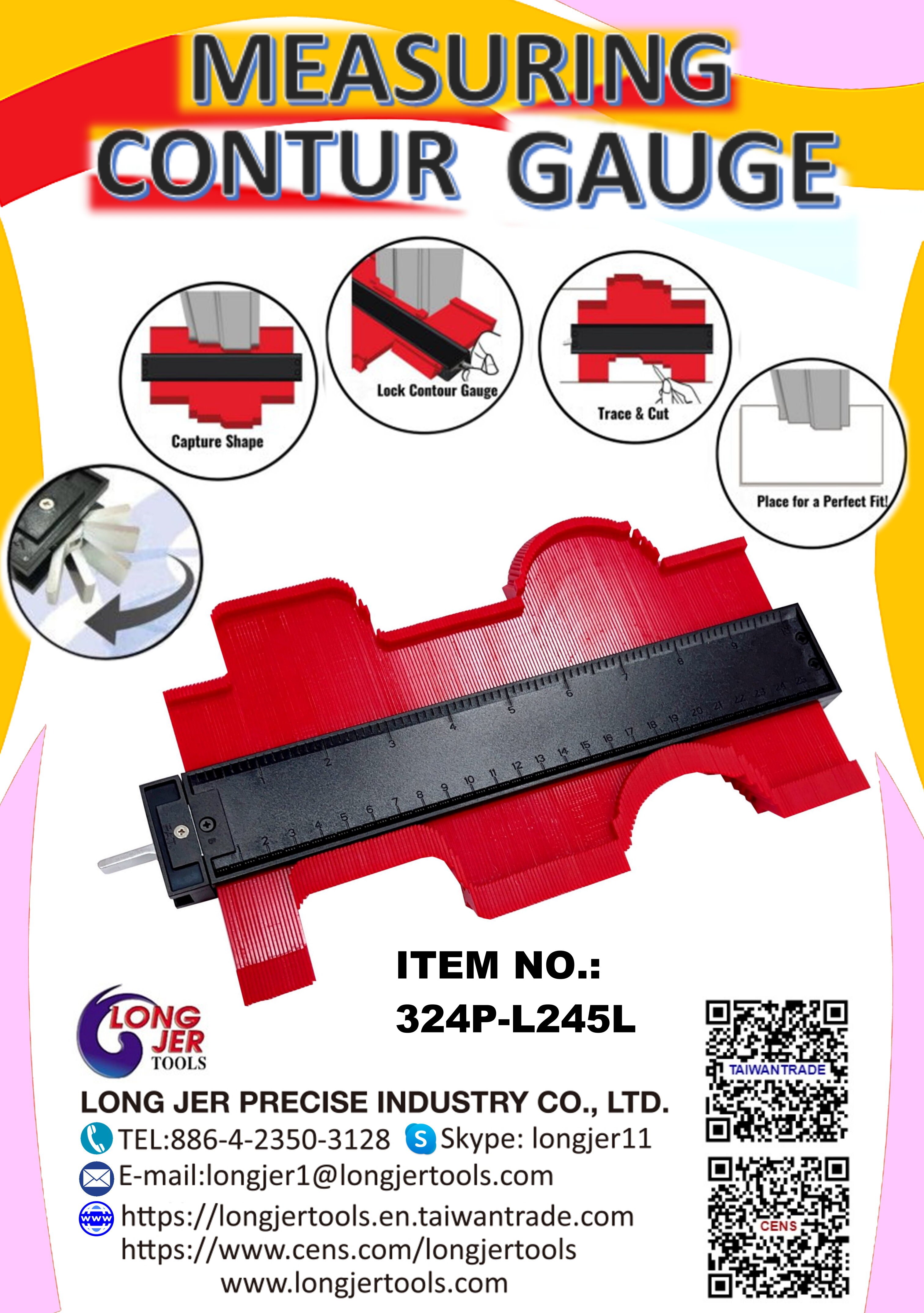 Widen Shape Profile Contour Gauge with Lock Device | Taiwantrade
