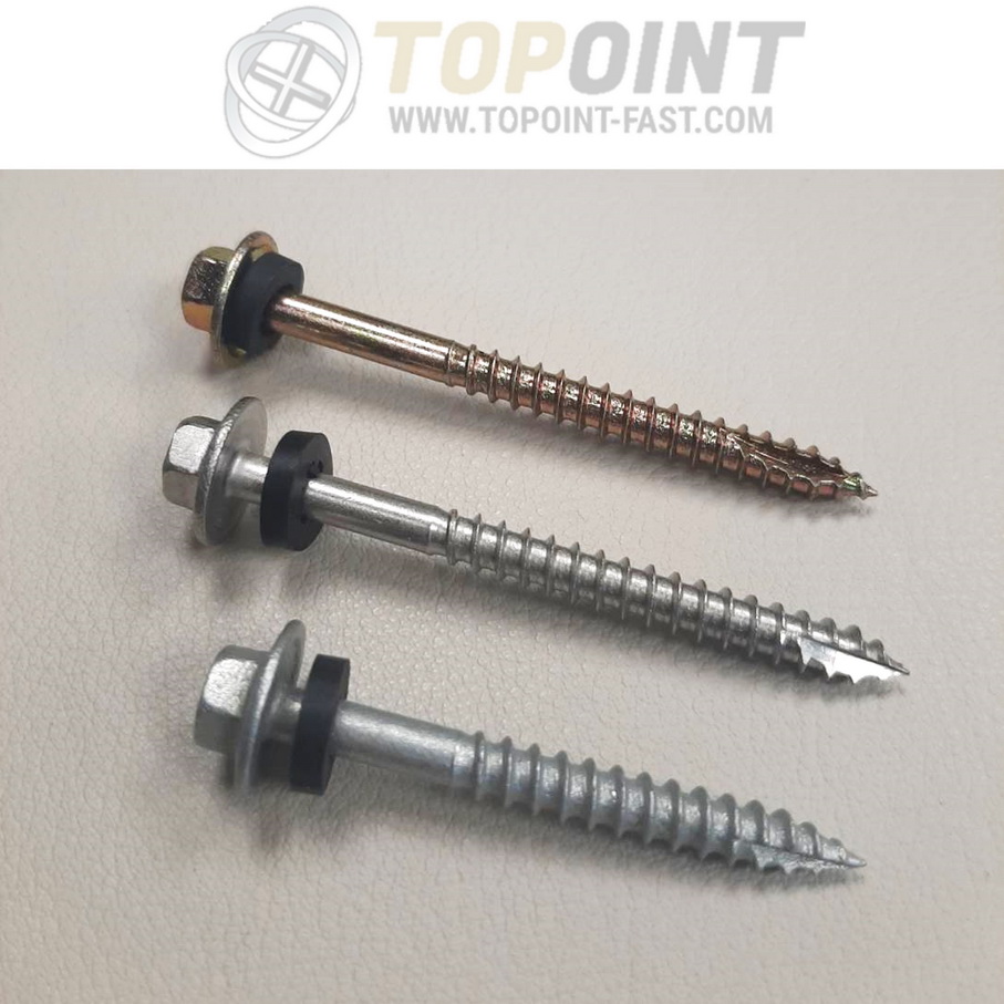 Self Tapping Hex Head Screw With Rubber Washer Taiwantrade