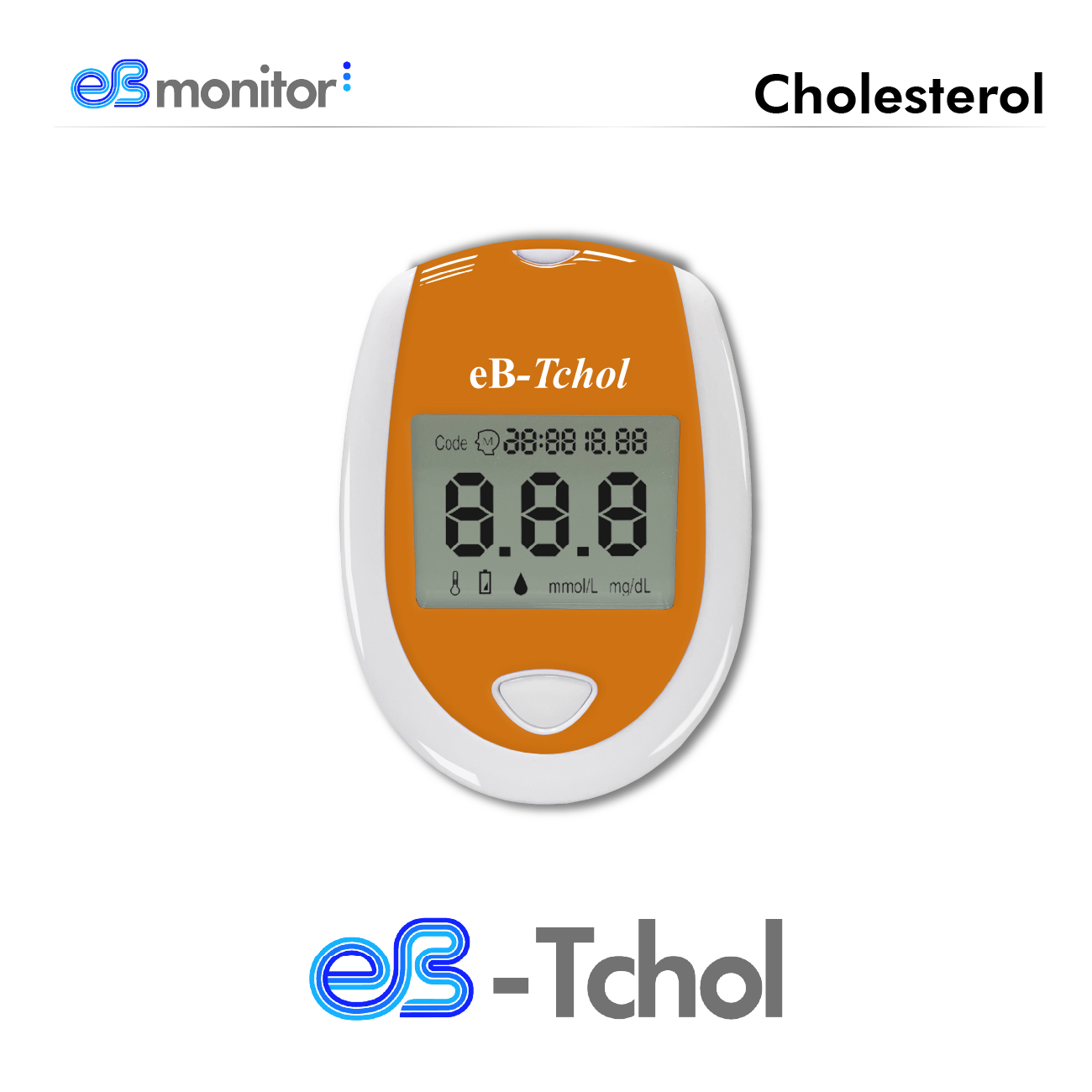 eBTchol Blood Cholesterol Monitor (Medical Device, Health, Home Care, Diagnostic, Easy Test