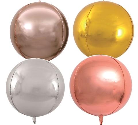 Big Multicolor Disco Ball Balloons - 22 Inch, Pack of 9 | Metallic 4D Disco  Balloons, 360 Degree 4D Sphere Disco Balloons | 90s Party Decorations 