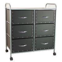 4 Tier Storage Trolley Rack With 4 Cardboard Drawers Acerly