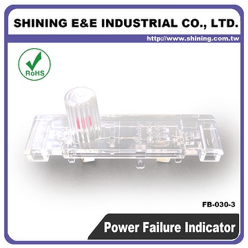 FB-030-3 600V AC Fuse Block LED Power Line Fault Indicator Light