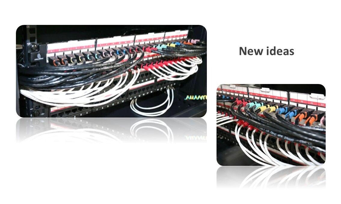 Das CRXCONEC-Patchkabel wird normalerweise mit dem im Rechenzentrum bereitgestellten Patchfeld kombiniert. Wenn unser Patchkabel mit Patchfeld in das Rackgehäuse eingelegt wird, ist das CRXCONEC-Patchkabel viel einfacher zu identifizieren.