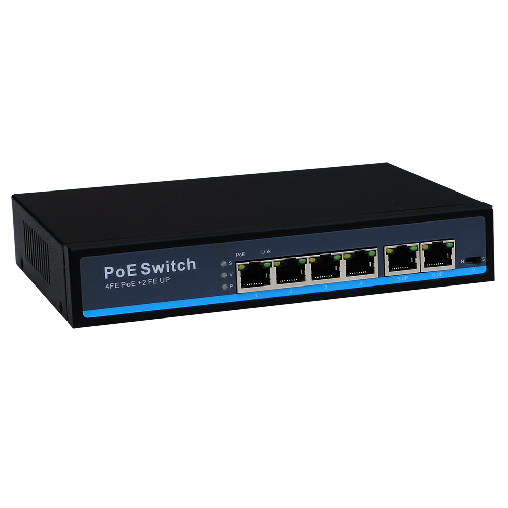 4+2 Ports 10/100Mbps POE Switch | Taiwantrade.com