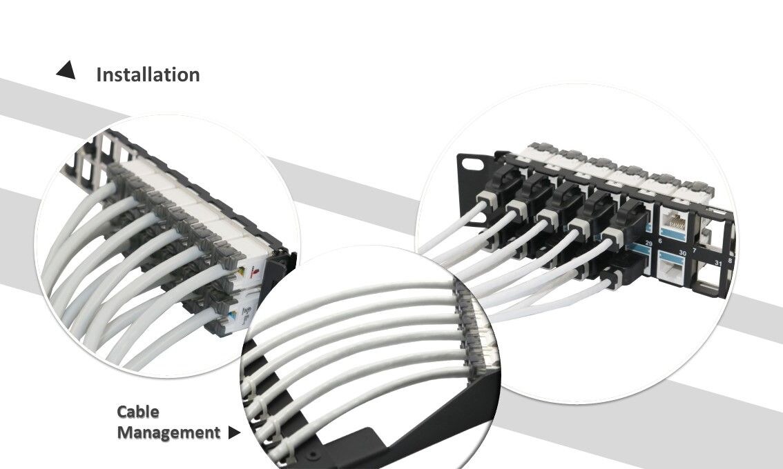 Panneau vide haute densité 1U 48 ports STP