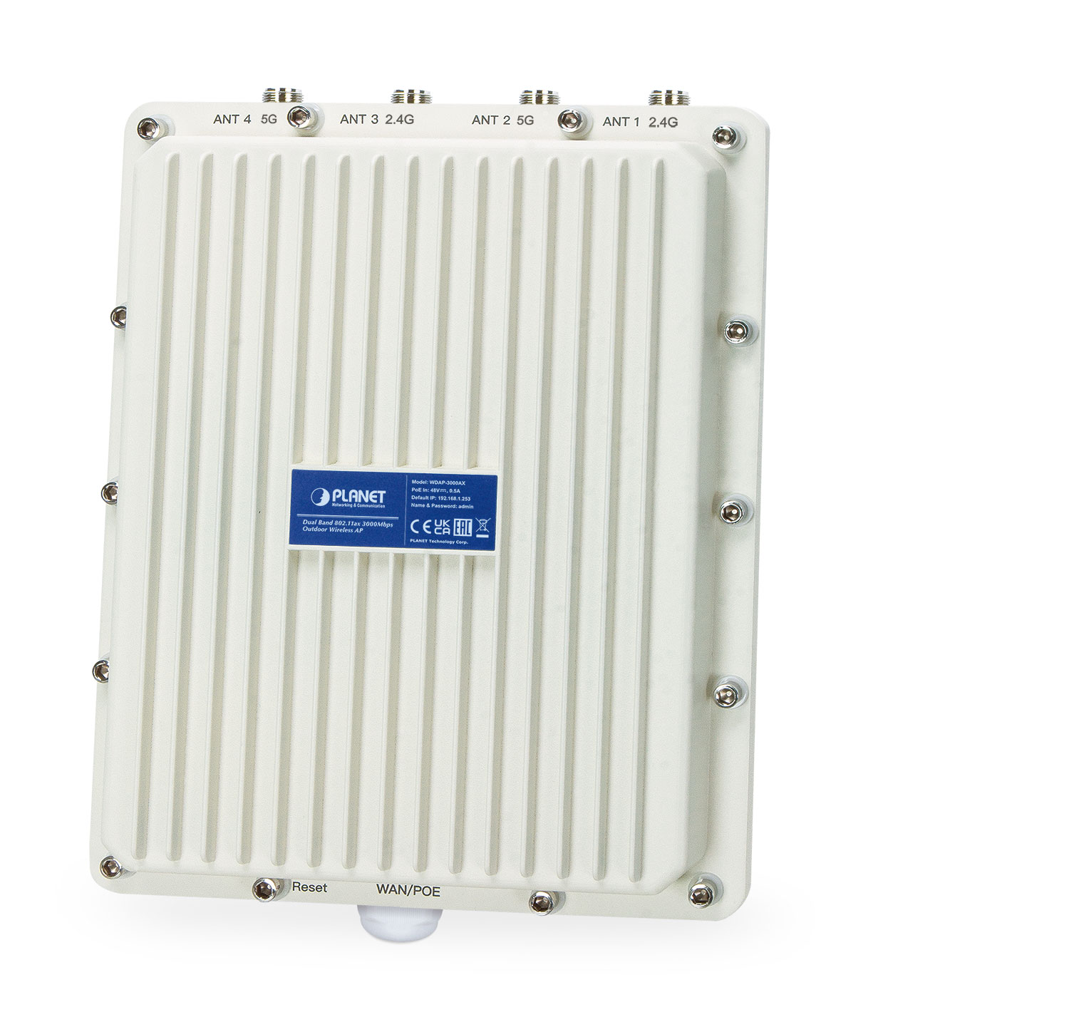 Dual band 802 11ax 3000mbps outdoor wireless ap ip67 802 3at poe 4