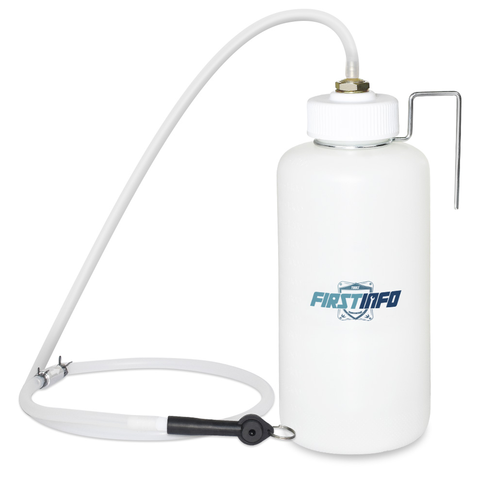 【FIRSTINFO】50.7 Oz (1.5 Liter) Capacity Brake Service Brake Fluid