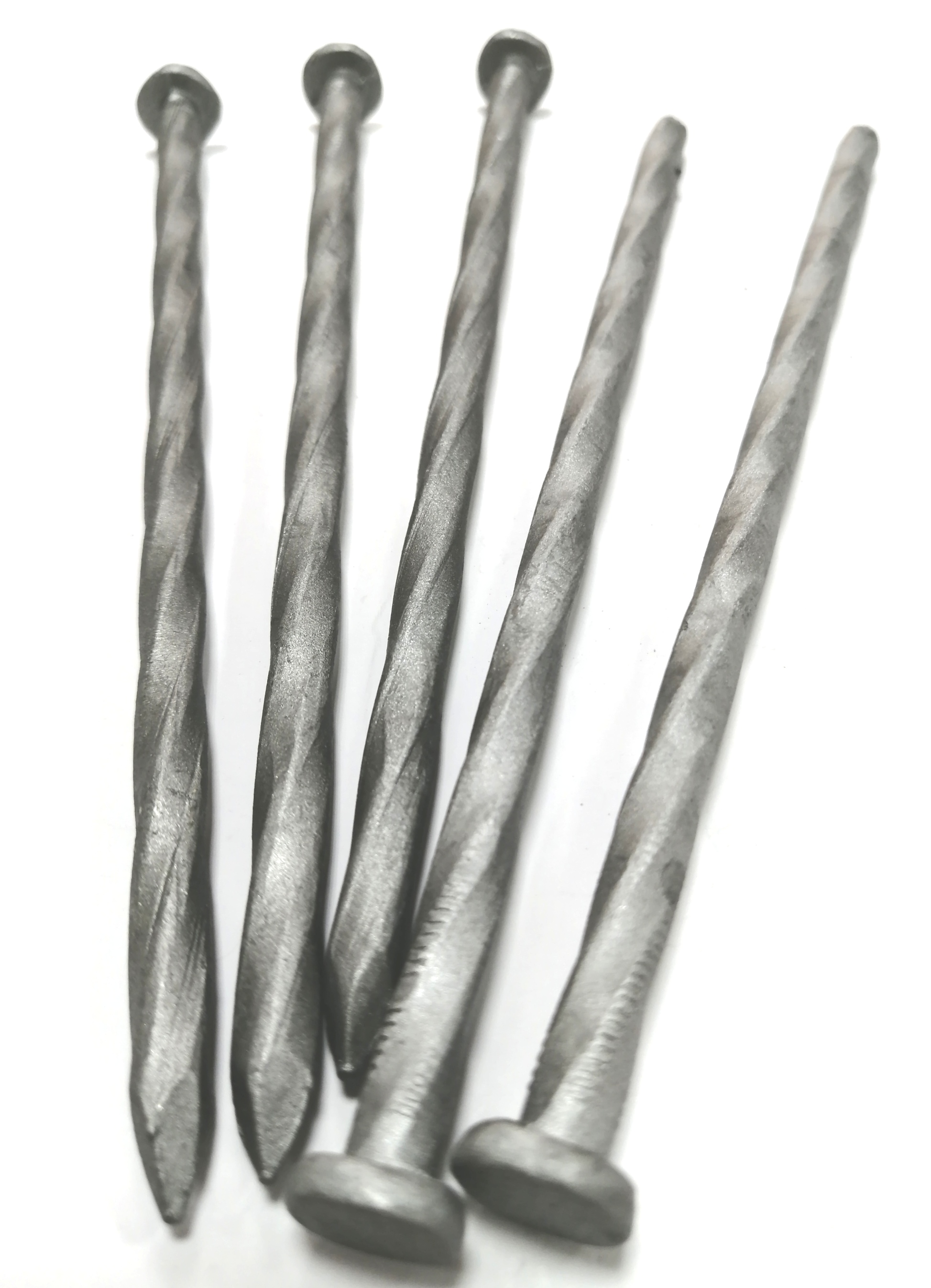 Timber tie nail landscape timbers, fluted nail shank. KO'S NAIL INC.