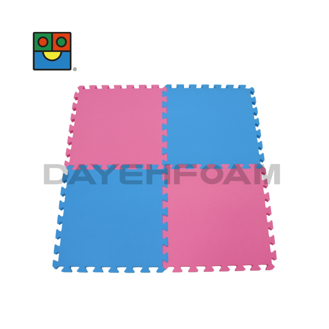 EVA Foam Baby Sport mat, Flower texture, 42x42x2.0cm, 16pcs/set