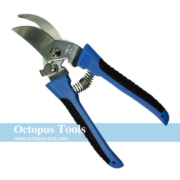 Bypass Pruning Shears 200mm, Blue & Black Handle
