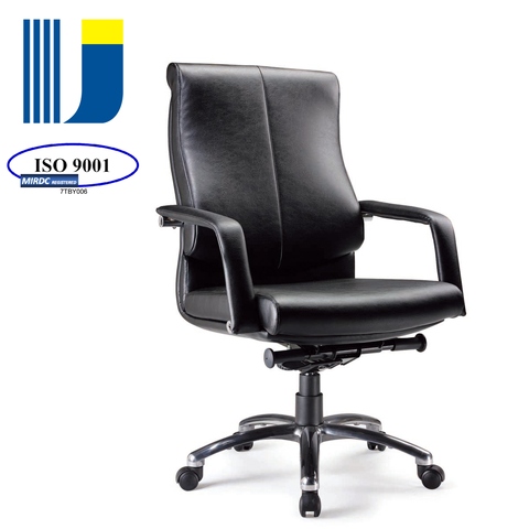 AJ01BKG Office Furniture -Middle Back Leather Office Chair