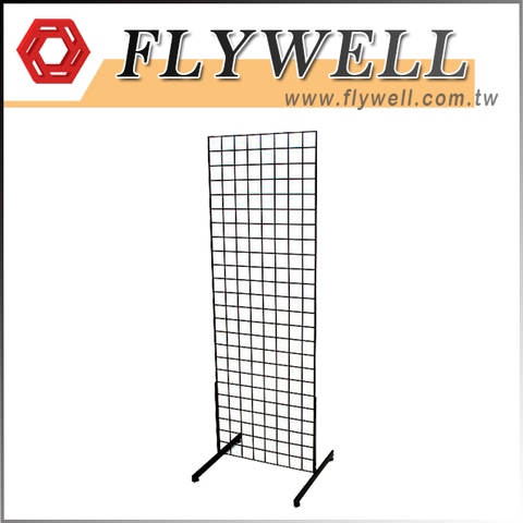 Square Standing Metal Gridwall Display Shelf Suppliers