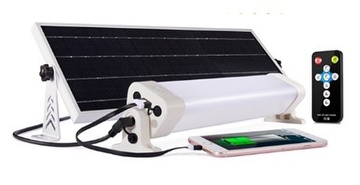 12W Solar Batten Light Kit