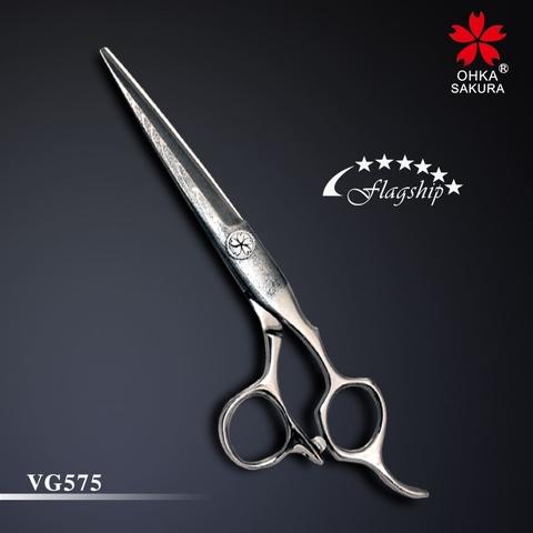 SAKURA Scissors: VG575- Professional hair cutting shears for hairdressers and barbers