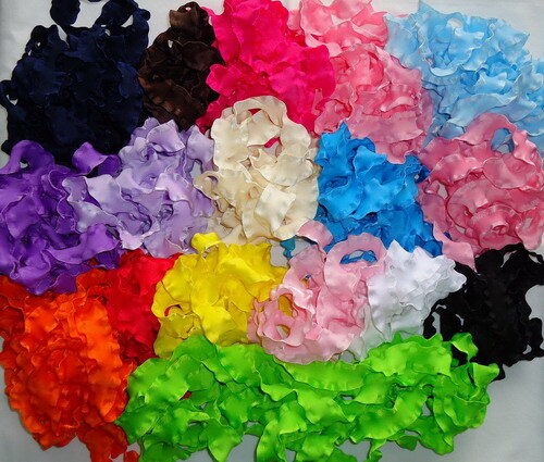 Cream Ruffle Ribbon 10 Yards 7/8 Pageant Fancy Double Ruffle Ribbon Wholesale Supplier for ...