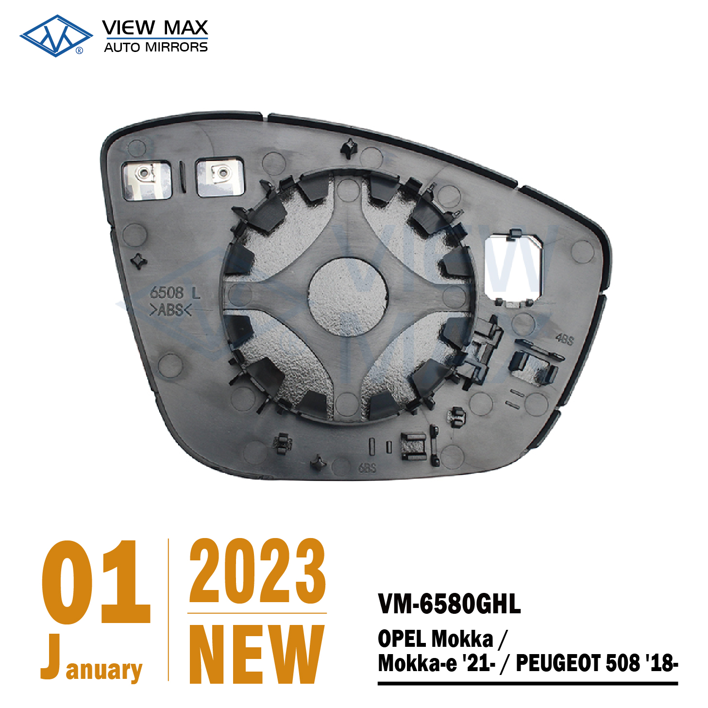 VM6508GHL Side Mirror Glass / Car Mirror Glass