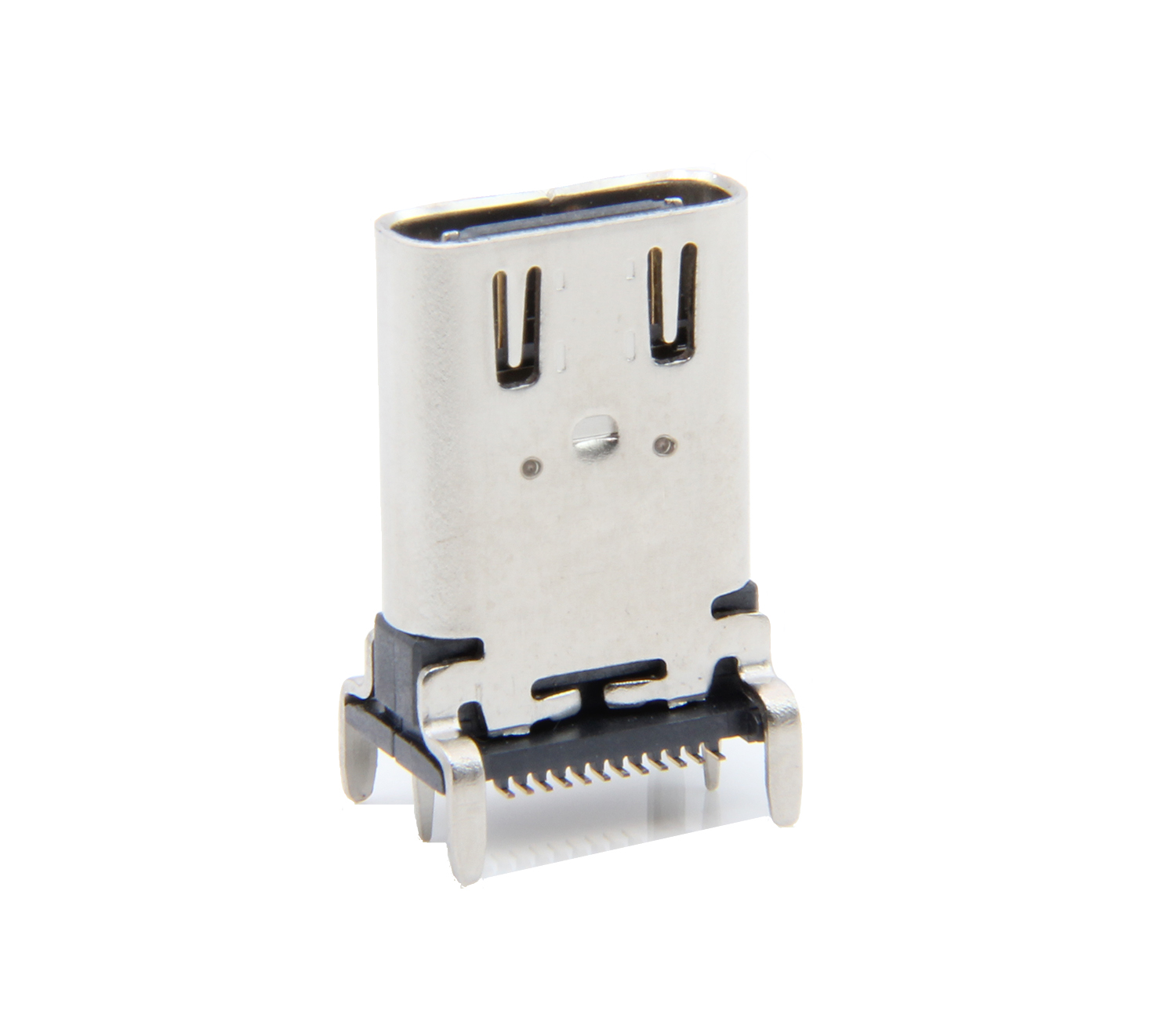 USB TypeC Receptacle Connector Vertical Type C/H 13.30mm