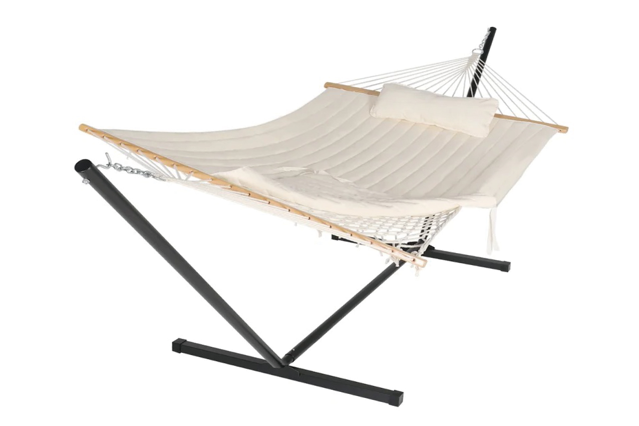 Portable durable metal hammock frame with hammock cloth taiwantrade