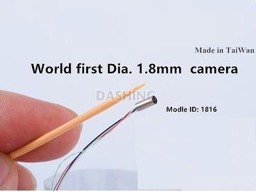 Tiny (Dia. 1.8mm /  Pixel 160 K) CMOS camera module with 4LED