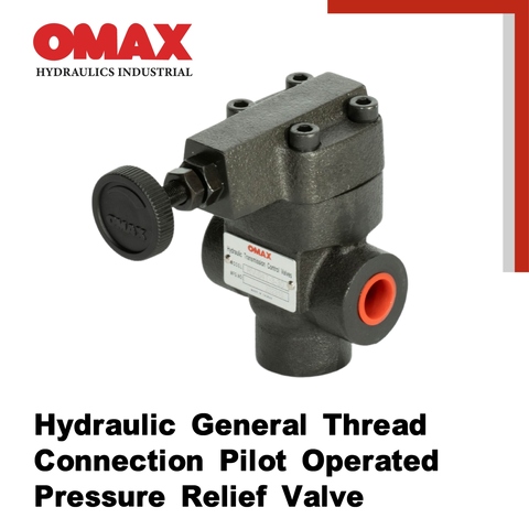 Hydraulic General Thread Connection Pilot Operated Pressure Relief Valve