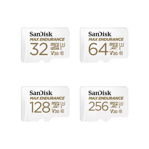 SanDisk MAX ENDURANCE microSD™ Card, U3 (32 GB - 256 GB)