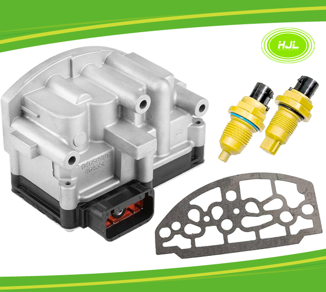 A604 41TE Transmission SHIFT Solenoid Block+Speed Sensor For Chrysler