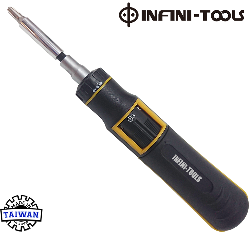 10 in 1 Quick AutoLoading Multi Bits Ratcheting Screwdriver