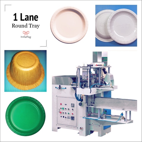 One-Mold Paper Plate & Paper Bowl Forming Machine