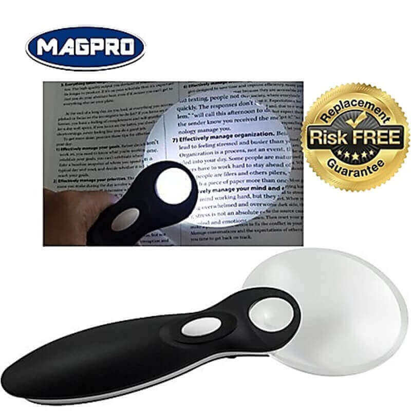 Handy LED Light Magnifier