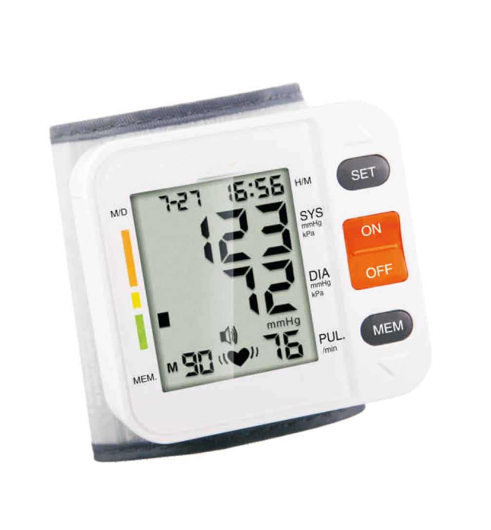 Multi-functional Wrist Electronic Blood Pressure Monitor(Slim design ...