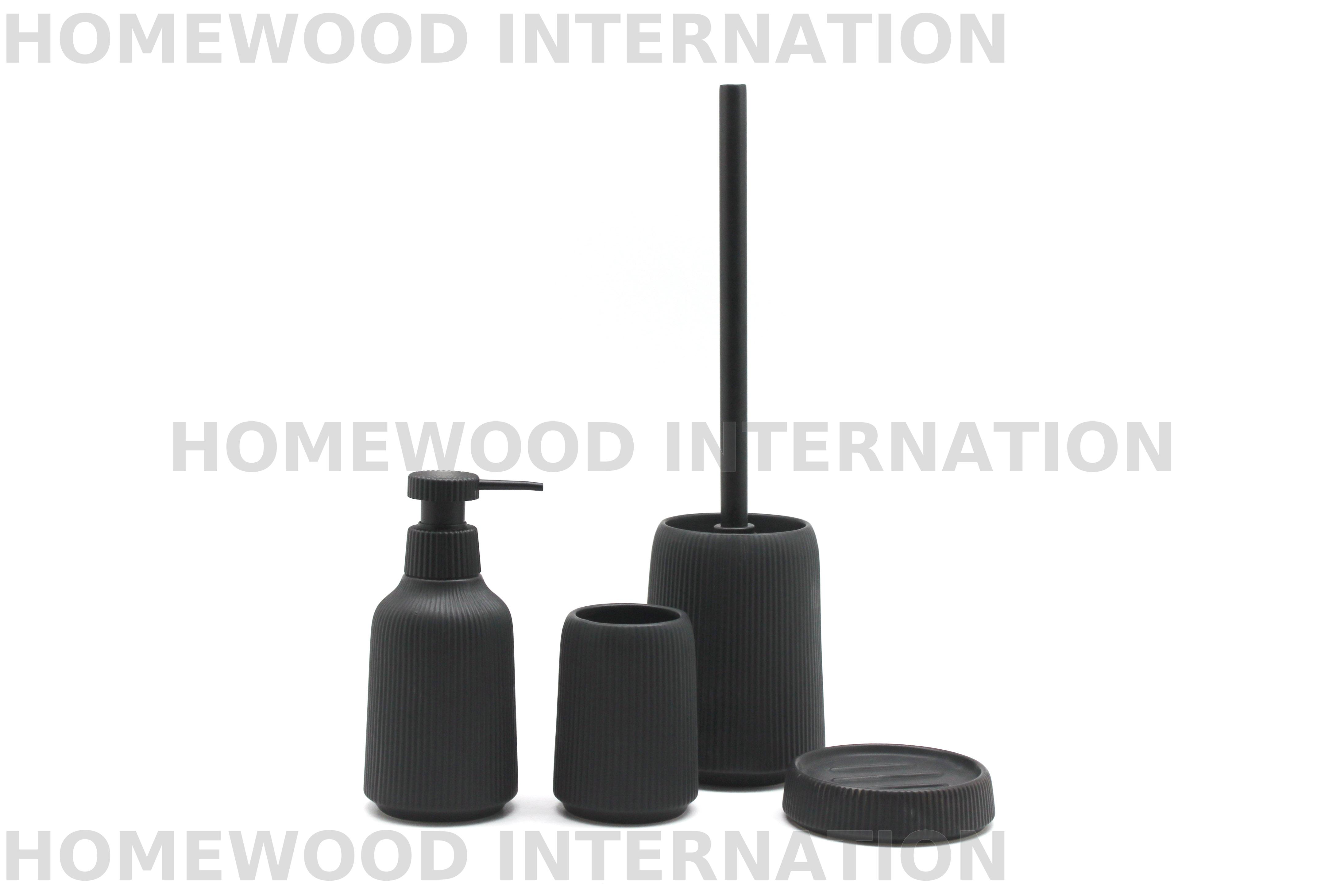 BATHROOM SET CERAMIC / STONEWARE