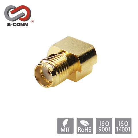 RF/Coaxial connector,  SMA Edge Card Vertical Mount Jack