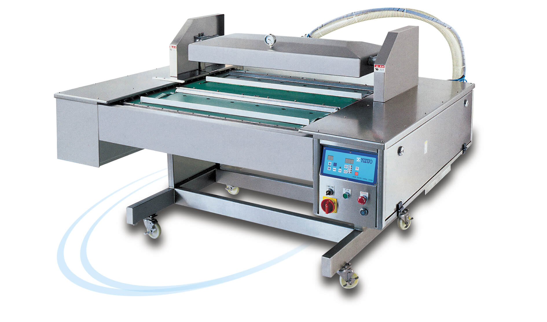 ty-1100台湾伊佐 连续式真空包装机