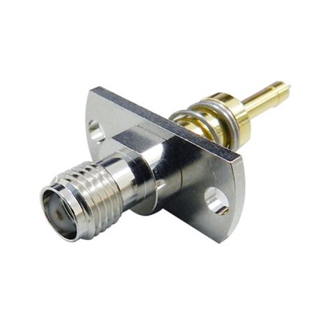RF/Coaxial connector, SMA P/M 2-Hole Jack to Measurement Probe