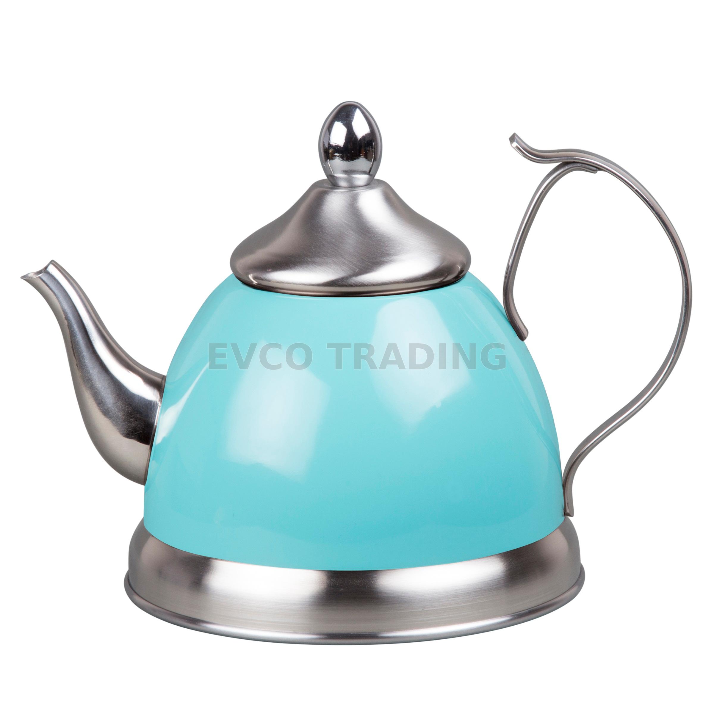 stainless steel tea kettle with infuser