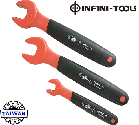 BINGFANG-W 1000V insulated open end wrench IEC60900 certification Insulation spanner insulating open end VDE Electrician tools Tools Color : 12mm 